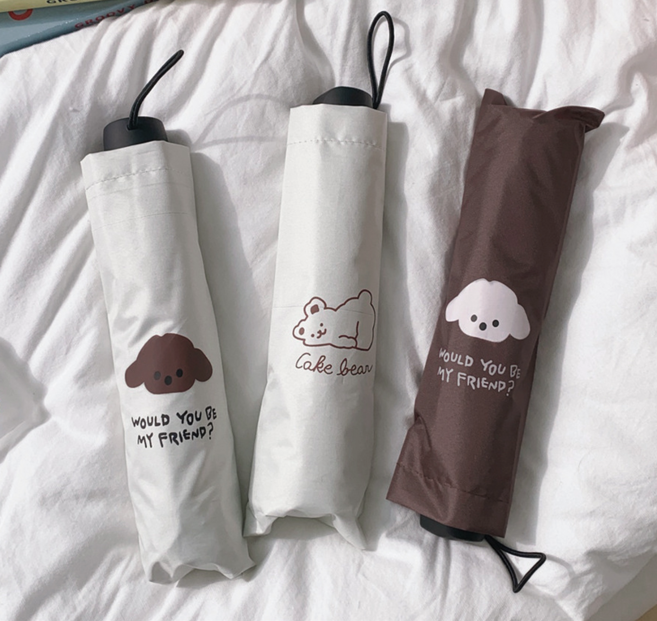 리리팝 귀여운 캐릭터 자외선차단 초경량 양우산
