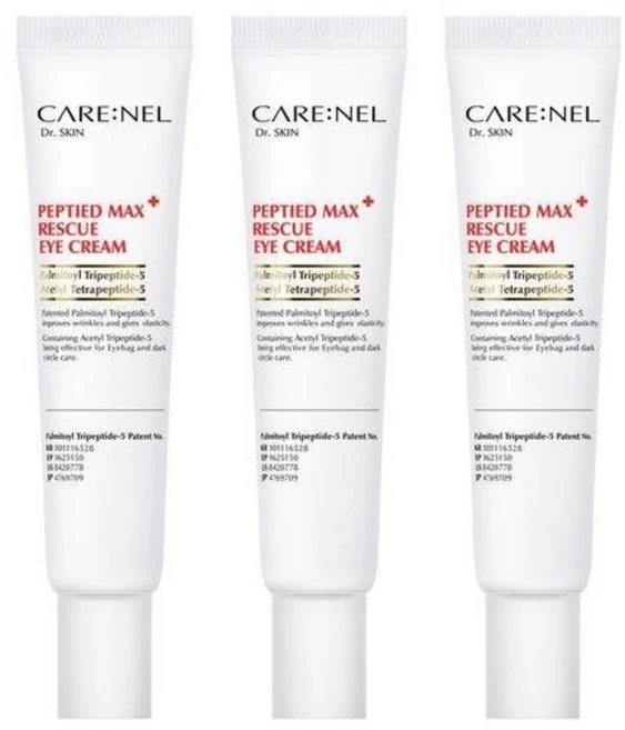 까레넬 펩타이드 맥스 레스큐 아이크림, 25ml, 3개 - 쿠팡