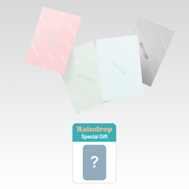 [공식특전스티커+탑로더] 코르티스 EP 2집 앨범 GREENGREEN Weverse Albums ver 레드레드, Panorama A (그레이)