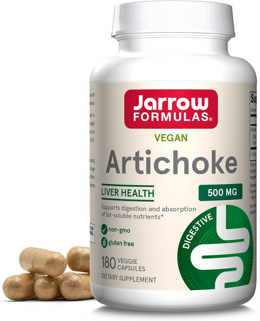 Jarrow FORMULAS 賈羅公式 朝鮮薊素食膠囊 500mg, 180顆, 1罐