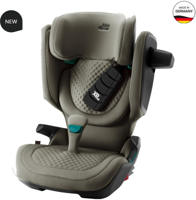 Britax Römer德國製KIDFIX i-S Pro成長型安全座椅 isofix, 鼠尾草綠 (Lux 網眼透氣布)