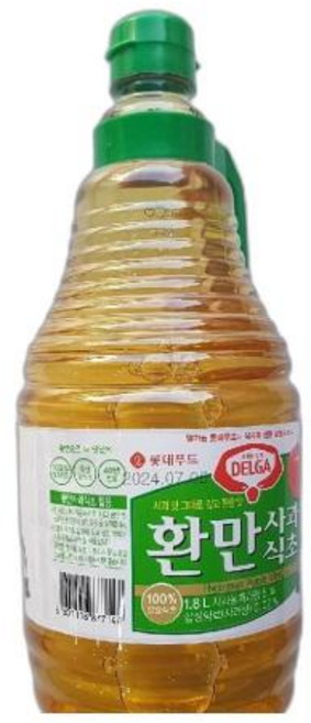 사과 식초 환만 롯데삼강, 1개, 1.8L
