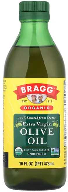 브래그 엑스트라 버진 올리브유 퍼스트 콜드 프레스드, 473ml, 1개 - 쿠팡