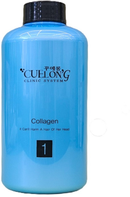 꾸에롱 산성펌제 파마약 손상모복구 상한머리 복구매직 극손상모 웨이브펌, 500ml, 1개