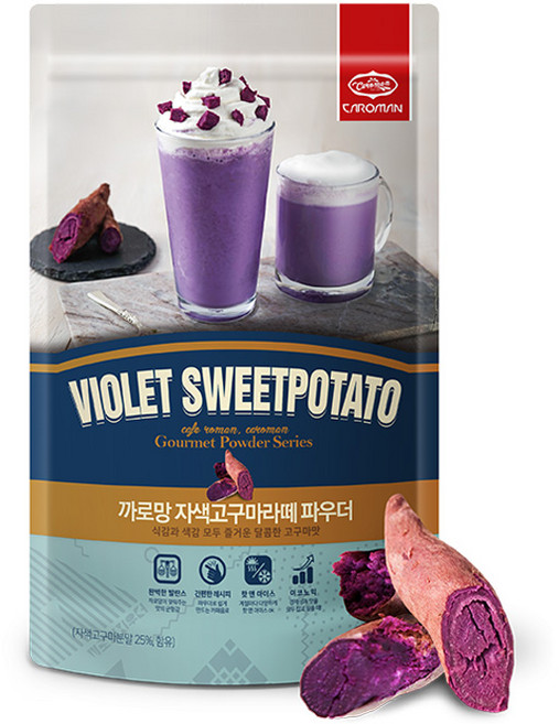 까로망 자색고구마라떼 파우더, 720g, 1개입, 4개
