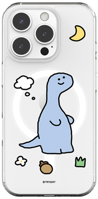 삐뚤빼뚤 공룡 젤하드 맥세이프 갤럭시 아이폰 휴대폰 케이스