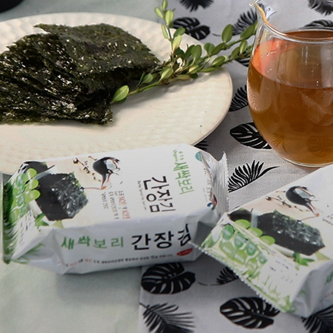 국산 간장김(도시락김)3gX24봉 새싹보리 추석 설날 단체 대량구매, 새싹보리 간장김(도시락김)3gX24봉