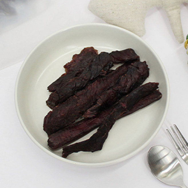 어글어글 반건조 육포 대용량 수제간식 반려동물 육포, 10개, 50g, 제주 말고기