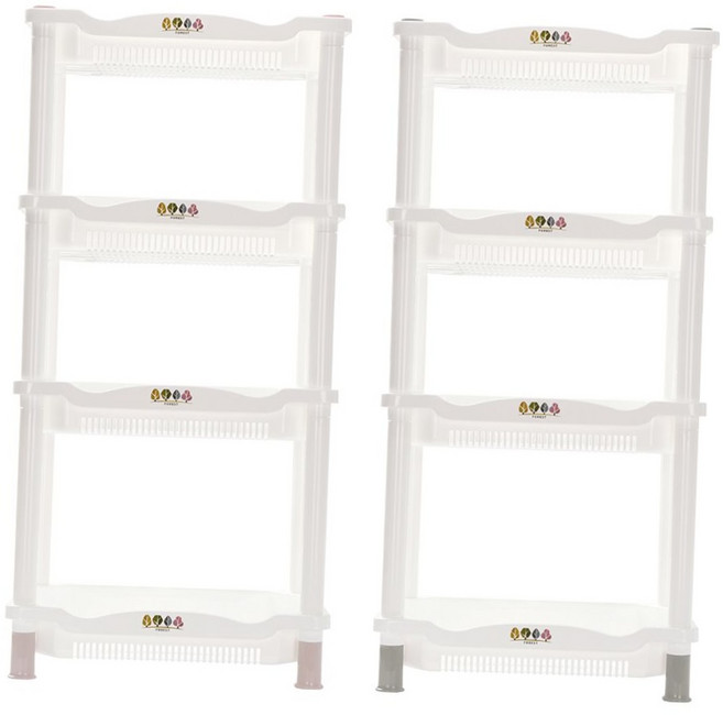 포레스트 스탠드 사각선반 4단 정리수납선반 물빠짐선반 조립식선반, 1개