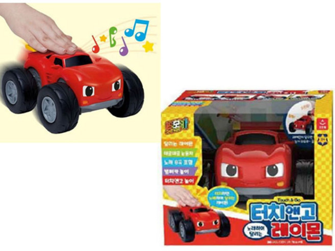 토몬카 터치앤고 (대형) 레이몬 미니몬 움직이는 자동차 뮤직카, 1개