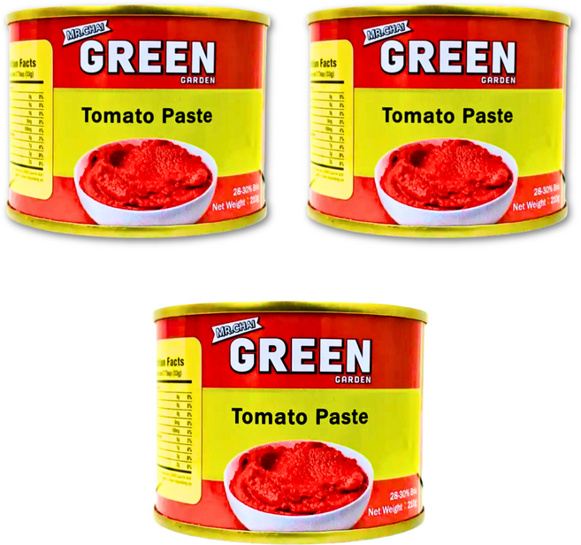 그린가든 토마토 페이스트 / Green garden Tomato paste, 210g, 3개