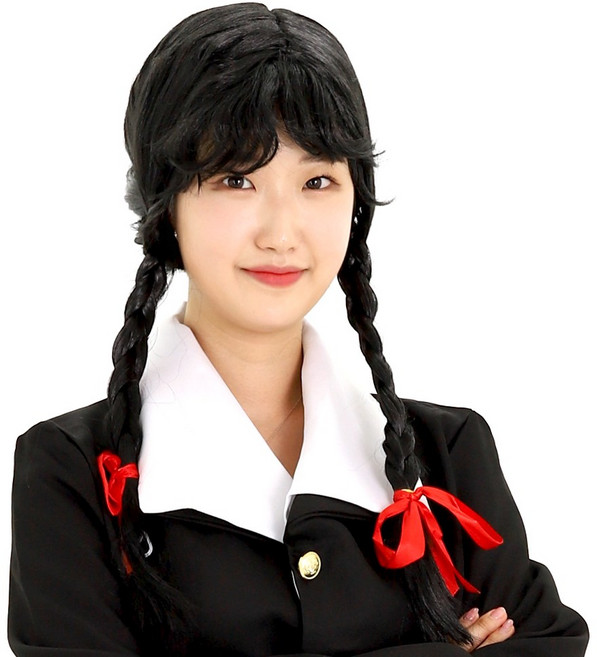 7080복고여학생가발 파티소품 추억 wig, 단품