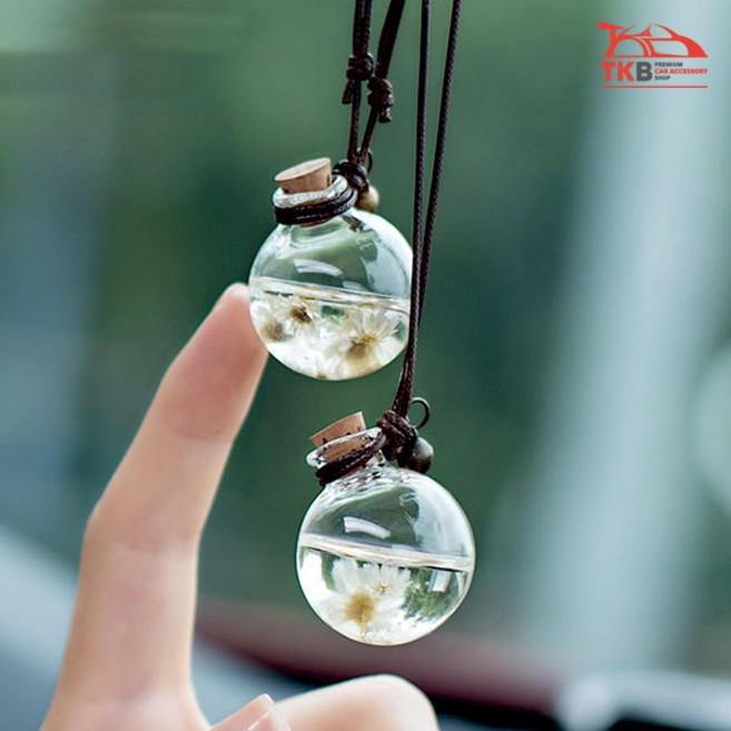 TKB 베리굿 차량용 룸미러 방향제 디퓨져, 1개, 화이트머스크