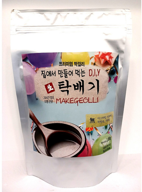 (1일 50개 한정판매 공장직판) 탁배기 수제막걸리키트 10병분량, 1개, 1.08kg