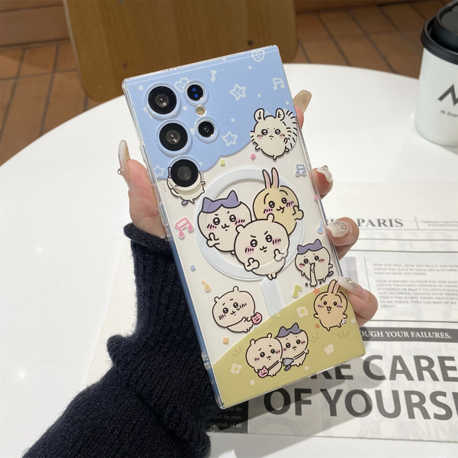 아펙시움 휴대폰케이스 갤럭시 S24 S25 S26 울트라 맥세이프 낙상 방지 케이스 귀여운 인형