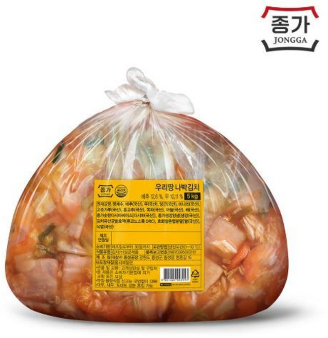 냉장 대상 종가 나박김치 5kg