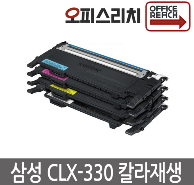 삼성 CLX-3303 고품질출력 재생토너 CLT-K406S, 1개, 파랑