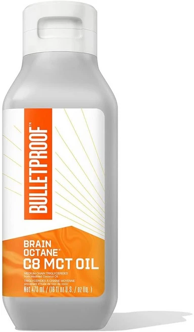 Bulletproof 뷸렛프루프 코코넛 브레인 옥테인 C8 MCT 오일, 473ml, 1개 - 쿠팡