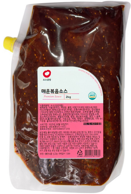 매운볶음 소스 (2Kg), 1개, 2kg