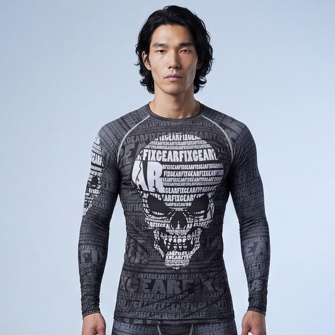 픽스기어 CFL-S17 남 여 공용 머슬핏 스포츠웨어 언더레이어 언더셔츠 짐웨어 헬스복 운동복 트레이닝복 주짓수 크로스핏 합기도 래쉬가드