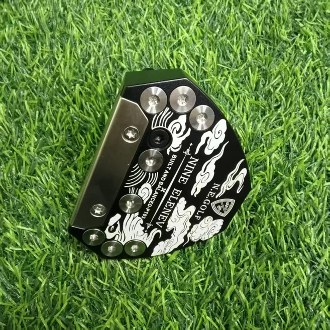 LAB Golf MEZZ.1 퍼터 밸런스드 제로 토크 스틸 33 인치 샤프트 골프 클럽 헤드 커버 포함, 03 black