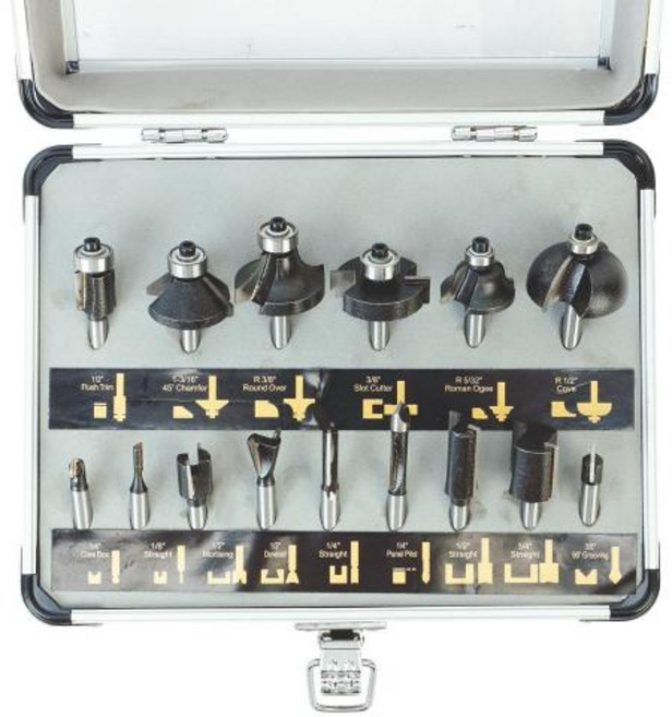스마토 6mm 트리머용 비트날 세트 SMTB615, 1세트