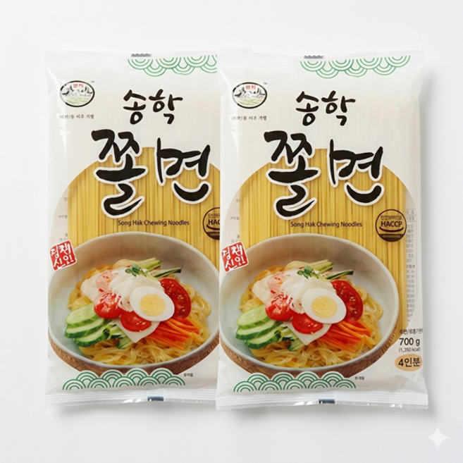 송학 쫄면 700g 2개