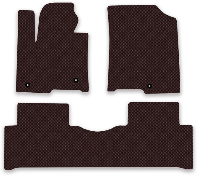 DXSOAUTO 쏘렌토MQ4 전용 3D 엠보싱 차세대 고무매트 1열2열 세트, 브라운, 131_5쏘렌토MQ4가솔린디젤5인승