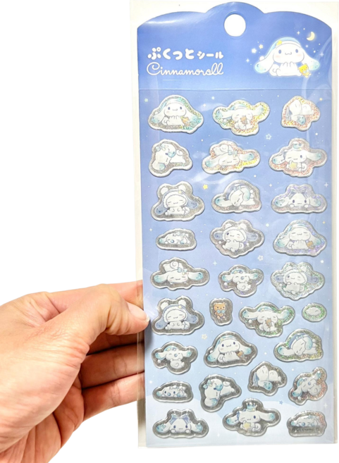 산리오 볼록볼록 입체스티커, 시나모롤, 1개
