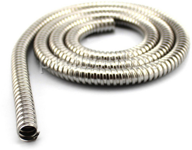 스텐주름관 304 스테인레스 스틸 주름관 파이프 와이어 라인 케이블 도관 보호 호스 튜브 1 2 3 미터 4 6 8 10 12 15 20mm 직송, 1 meter_12x15mm, 5) 1 meter  12x15mm