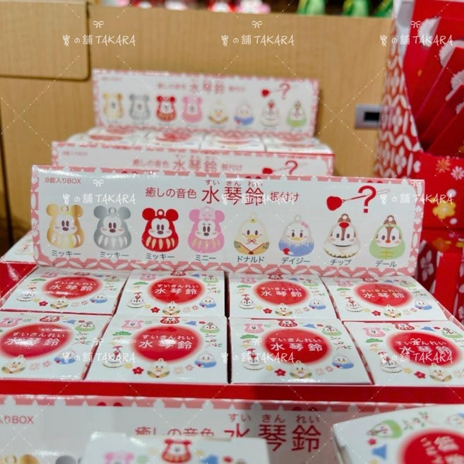 水琴鈴 吊飾 不倒翁 達摩 造型, 1個, 盲盒不挑款, N/A