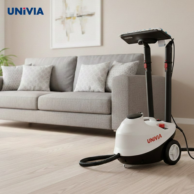 유니비아 UVS-02 스팀 청소기 초급속 예열 연속사용 고온살균 세척 청소 / 공구명장