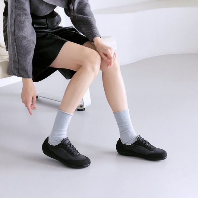 플렉시워커스 모아 블랙 - KSNS 이론 기반 맨발신발 / 여성용