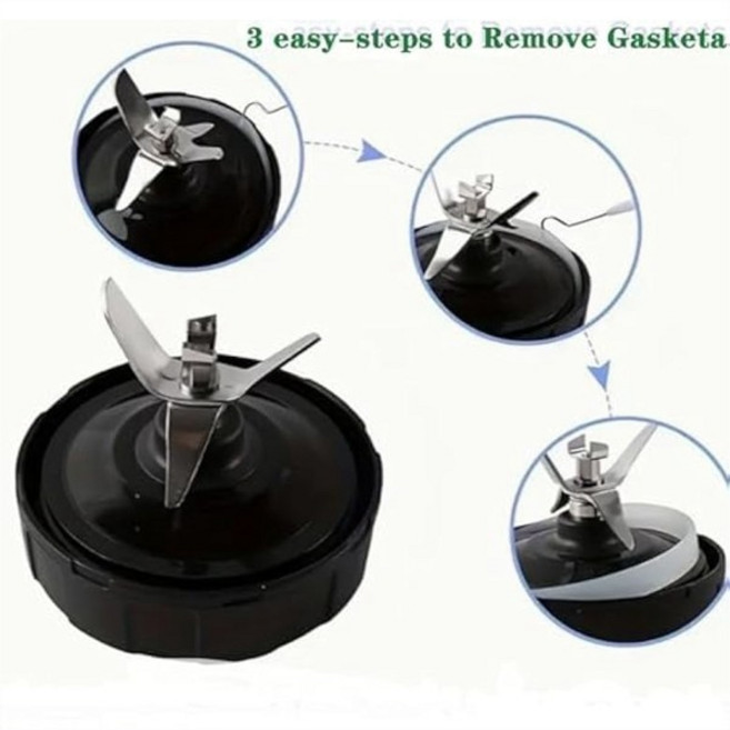 6 팩 개스킷 교체 씰 3.94 인치 O- 링 블렌더 교체 닌자 블렌더 BL480 BL680 BL910 CT680, -