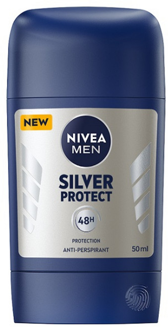 NIVEA MEN Silver Protect 止汗爽身乳膏, 1個, 男士極限動力止汗爽身乳膏2027/01