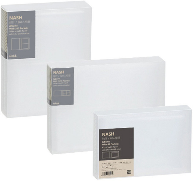 NASH 相冊 口袋相簿, 3寸四格, 320片