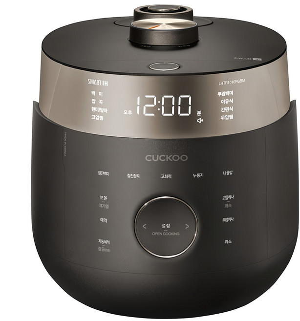 쿠쿠 트윈프레셔 마스터셰프 IH 전기압력밥솥 10인용, CRP-LHTR1010FGBM, 그레이스 브라운