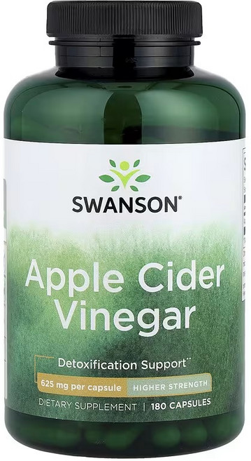 스완슨 애플 사이다 비니거 캡슐, 1개, 180정