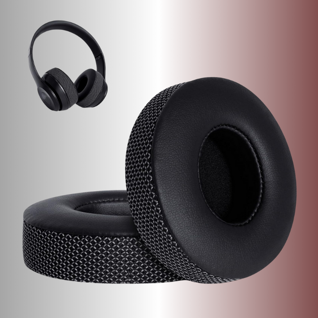 프리미엄 교체용 이어패드 Beats Solo2 3 Wireless Wireless Solo 2 이어패드와 호환 젤 아이스 느낌 이어패드 더욱 편안한 착용감을 위한 두께 증가, 패브릭, 1개