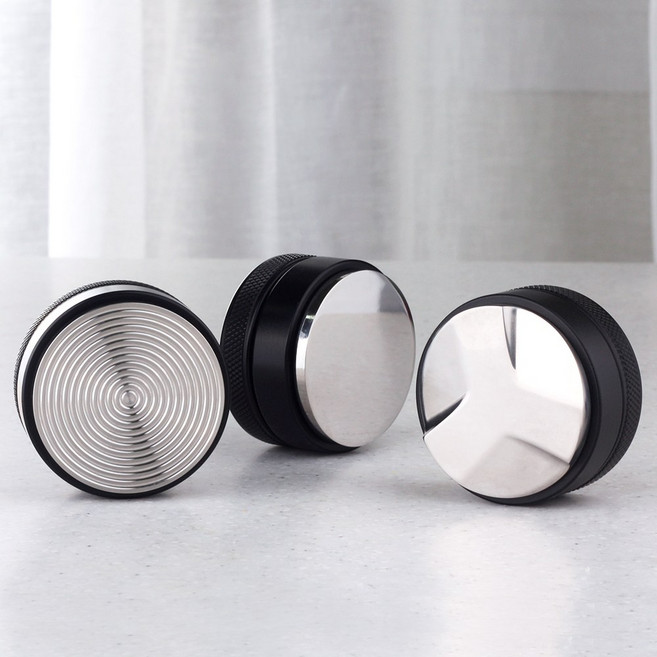 더소울빈 커피템퍼 패턴 핸들리스 마카롱 탬퍼58mm, COVING 덴테이션 핸들리스 템퍼, 1개