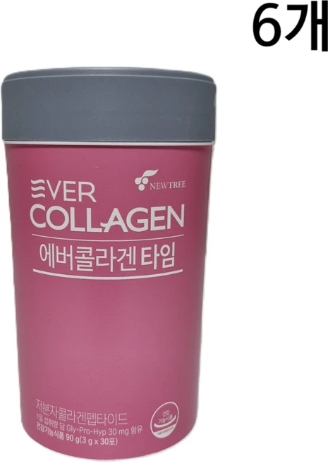 뉴트리 에버 콜라겐 저분자 콜라겐 펩타이드 타임 (50g*30포) 2 - 6개월 상세페이지참조, 90g, 6개 - 쿠팡