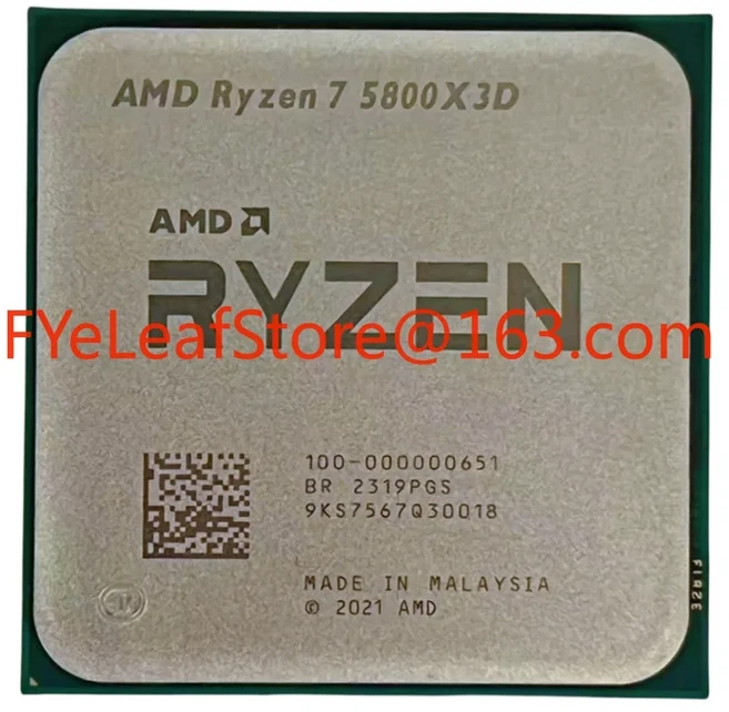 AMD 5900X 5700X3D 5800X 5800X3D 5700X 5900X3D Ryzen 컴퓨터 프로세서 새로운 느슨한 조각, 09 R7 5800X3D