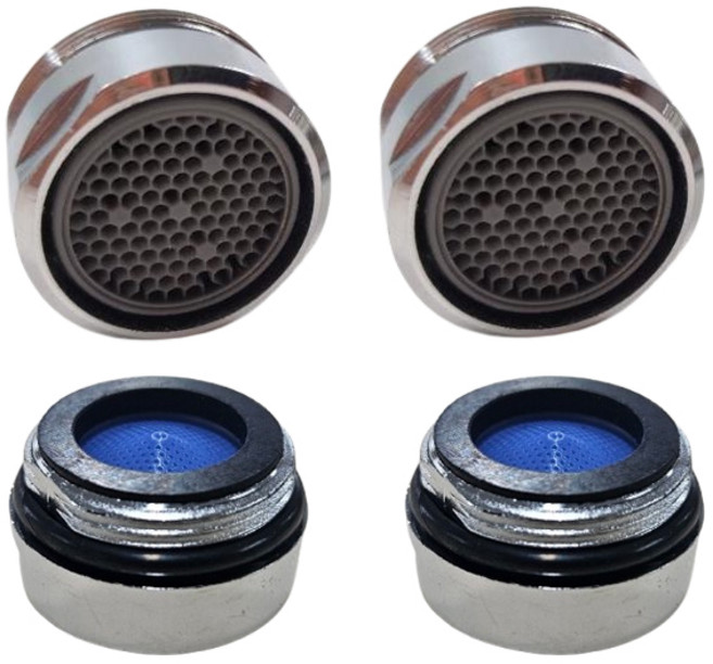 이안 세면대 토출구 에어에이터 포말캡, 2개