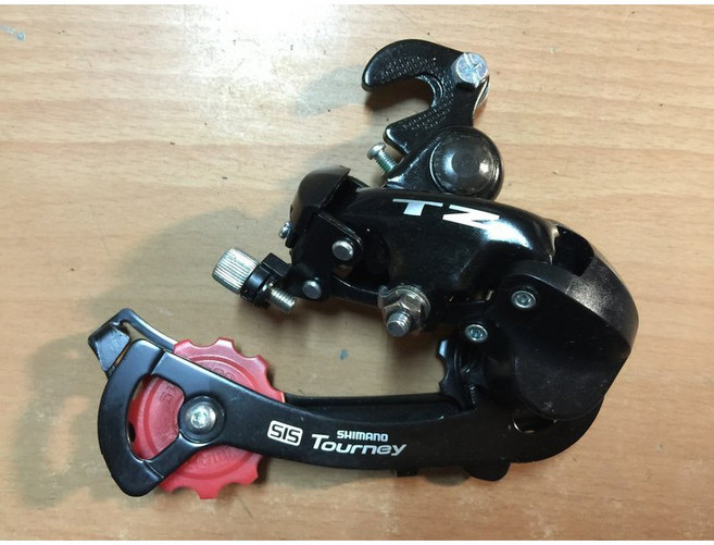 SHIMANO TOURNEY RD-TZ50 勾式18/21速專用後變速器 特規, 1個