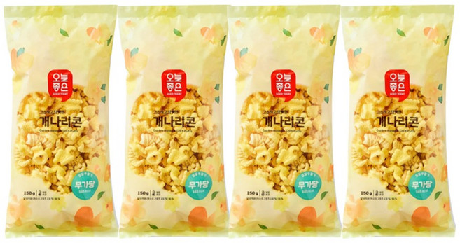 고소하고 담백한 추억의 개나리콘, 4개, 150g