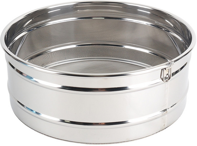 스텐 밀가루채 테높은 채망 분당체 원형 채반 얼기미 가루체 주방채 베이킹 얼개미, 1개