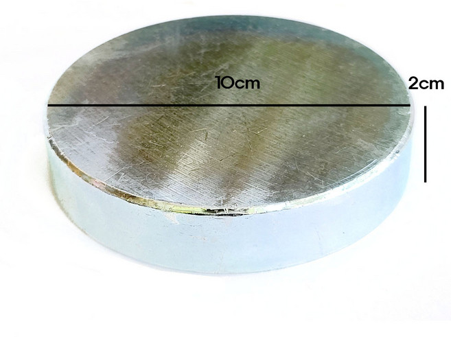 원단 눌림쇠 쇠판 원형문진 원단고정 쇠문진 누름쇠, 대(10cm), 1개