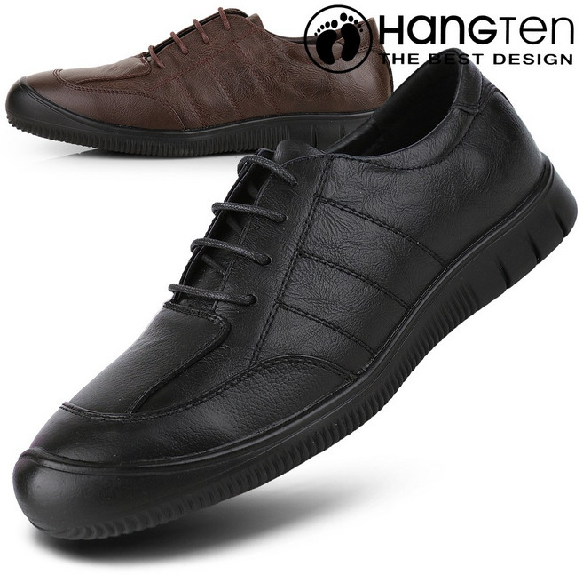 행텐 이제이슈즈 소가죽 남성 스니커즈 캐주얼화 남자 신발 가볍고 발편한 컴포트화 구두 스티치 로퍼