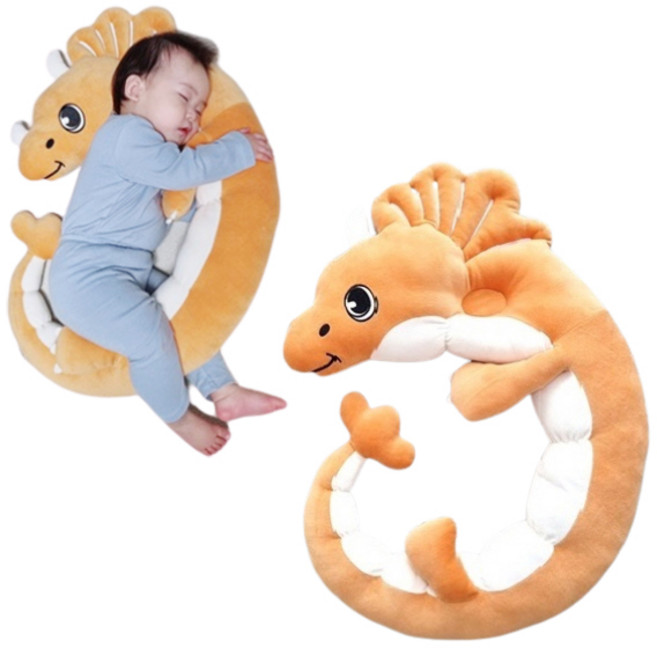 아꼬모베베 애착 바디필로우 짱구베개 공룡, 1개