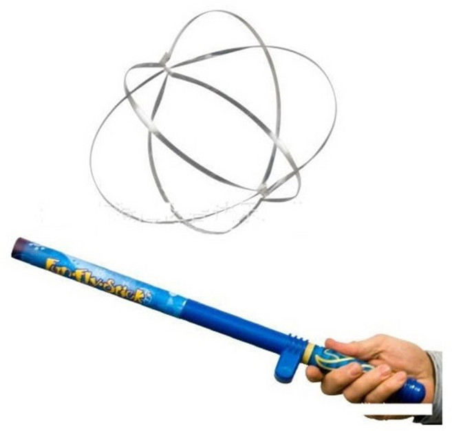 FunFlyStick 靜電魔法棒 漂浮玩具 科學玩具, 1個, 靜電棒